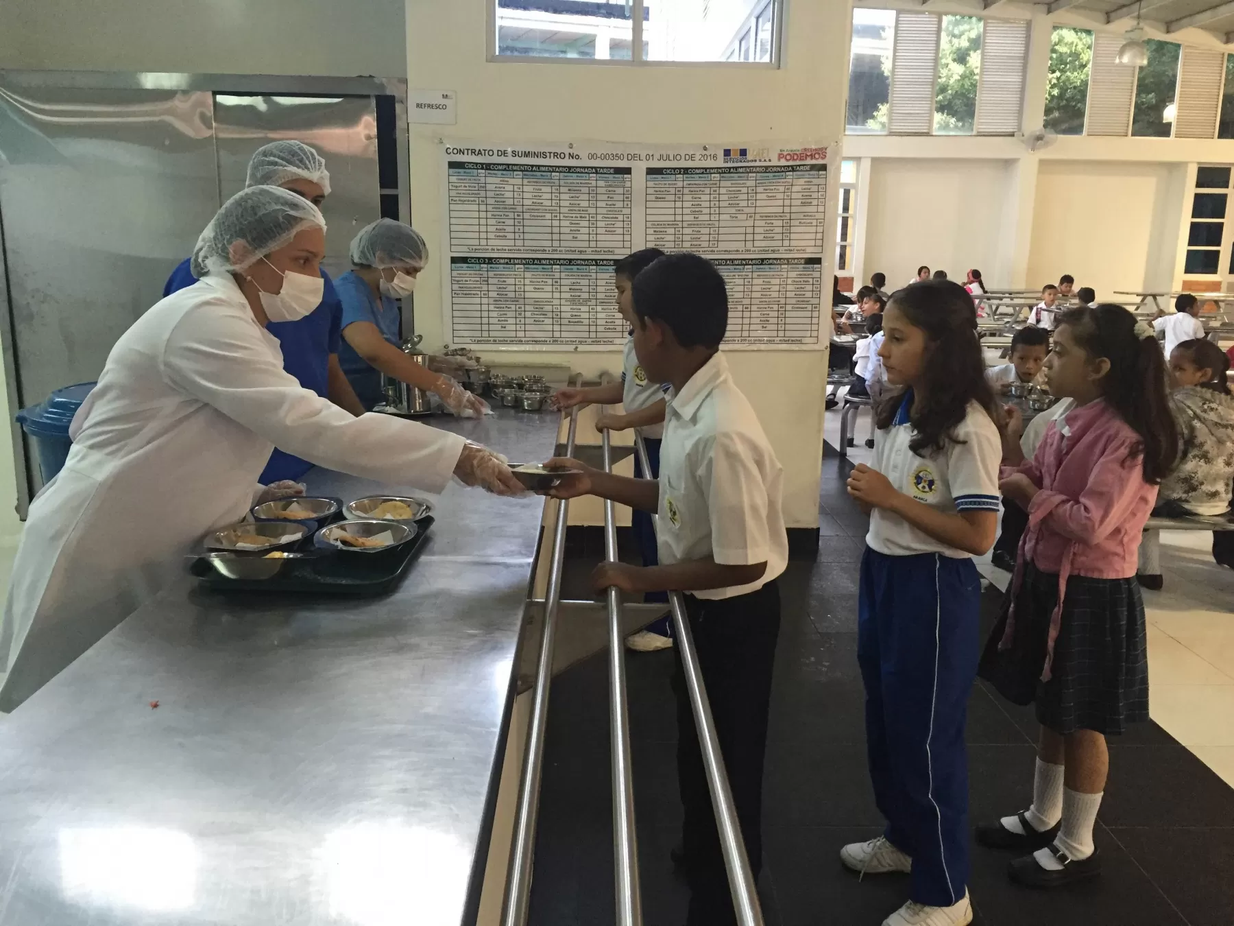 Gobierno municipal hace acompañamiento permanente al proceso de alimentación escolar para que este se cumpla con los estándares de calidad.